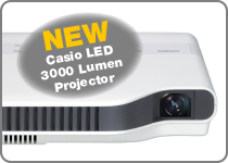 Casio XJ-A256 LED 3000 Lumen Projector