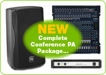 Complete Conferenec PA System Hire